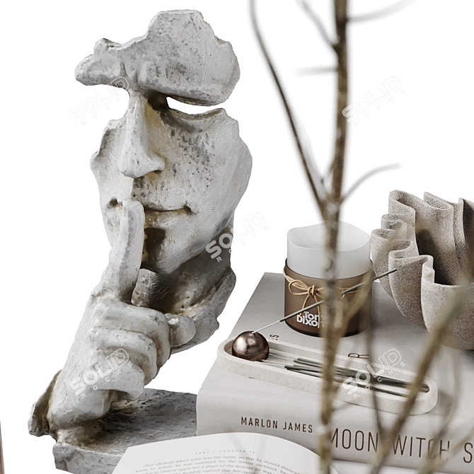  Ornate Decor Set 3D Models 3D model image 6