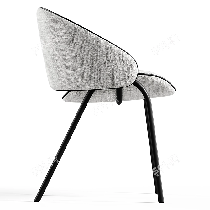 Seamless Textured Chair Model 3D model image 5