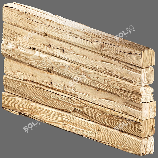  Set of Old Logs 15 3D model image 1