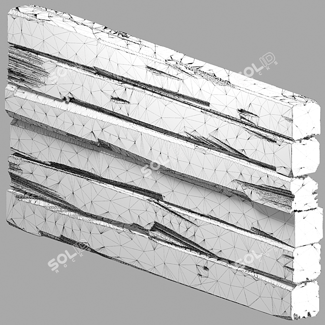  Set of Old Logs 15 3D model image 4