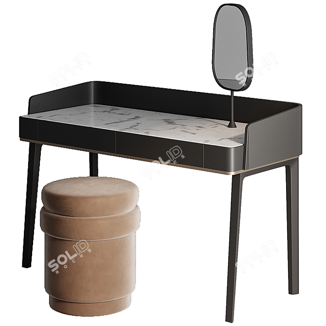 Elegance Express Dressing Table 3D model image 3