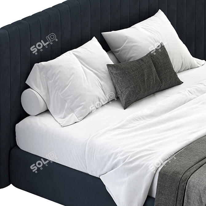 Bolzan Letti Maison Bed Luxe 3D model image 2