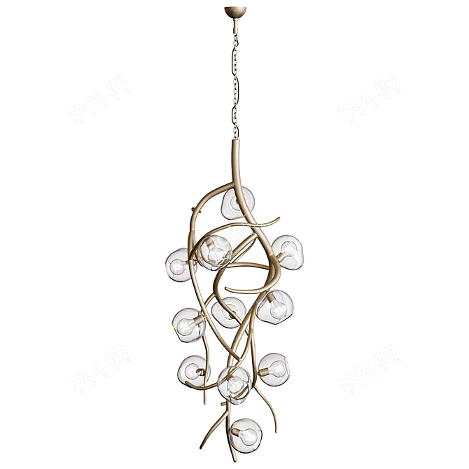 ERVA Suspension Light Fixture 3D model image 3