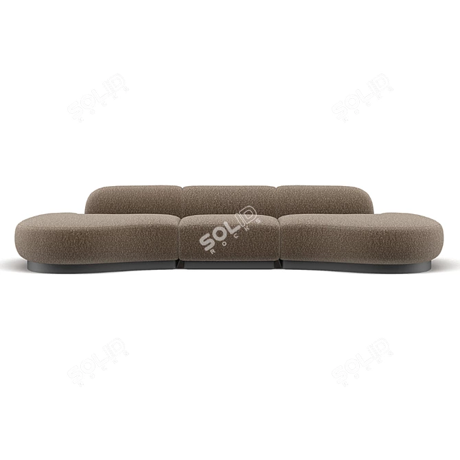 Modular Freedom Sectional Sofa 3D model image 4