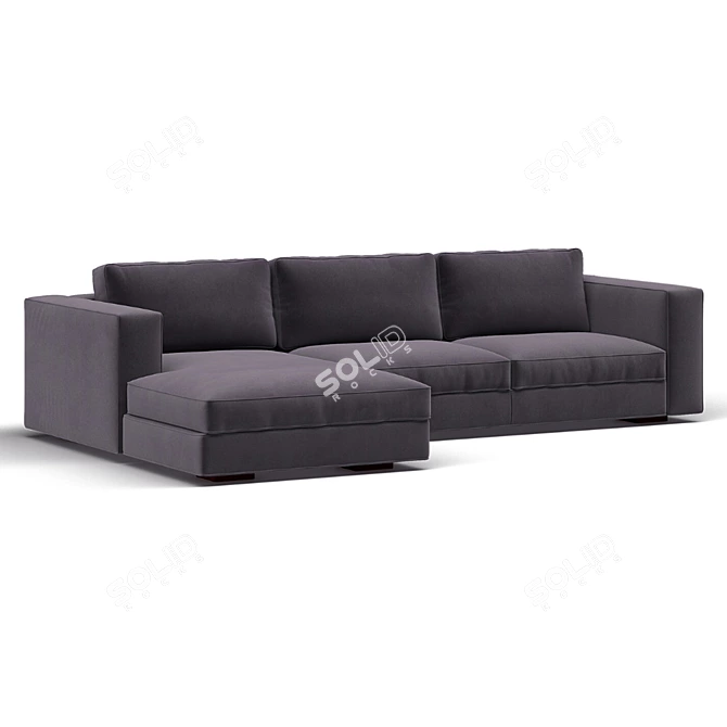 Modular Manhattan Sectional Sofa 3D model image 3