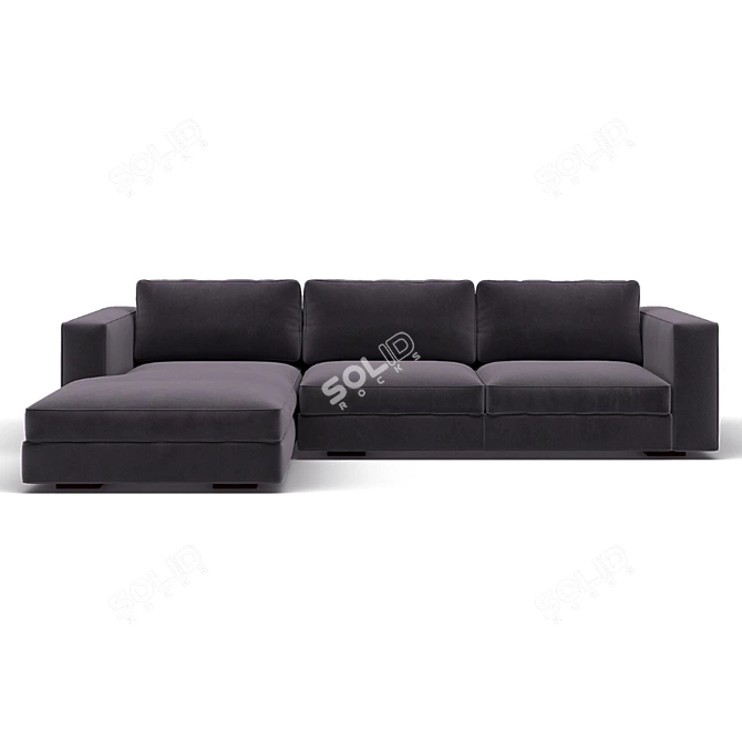 Modular Manhattan Sectional Sofa 3D model image 4