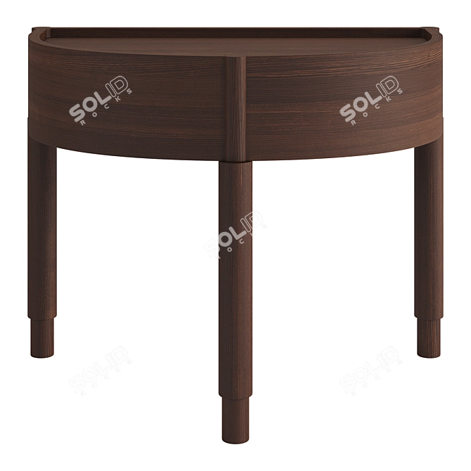 Modern PBR Bedside Table【16K Polygons】 3D model image 2