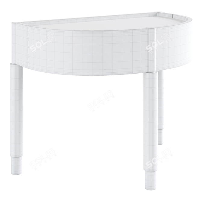 Modern PBR Bedside Table【16K Polygons】 3D model image 3