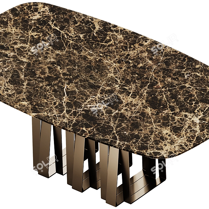 Eforma Narciso Marble Dining Tables 3D model image 2