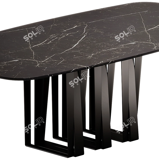 Eforma Narciso Marble Dining Tables 3D model image 3