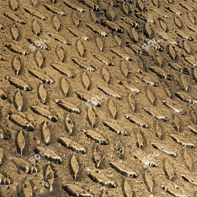 Patterned Steel Covering Set 4K 3D model image 3