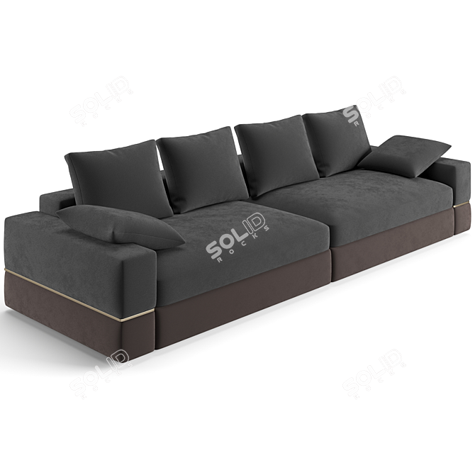 Luxence Maxime Luxury Sofa 3D model image 2