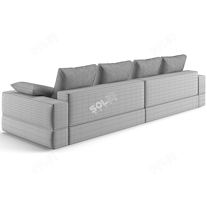 Luxence Maxime Luxury Sofa 3D model image 7