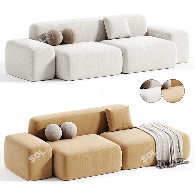 Modern Cupen Sofa 2015 Edition 3D model image 1