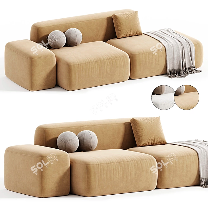 Modern Cupen Sofa 2015 Edition 3D model image 3