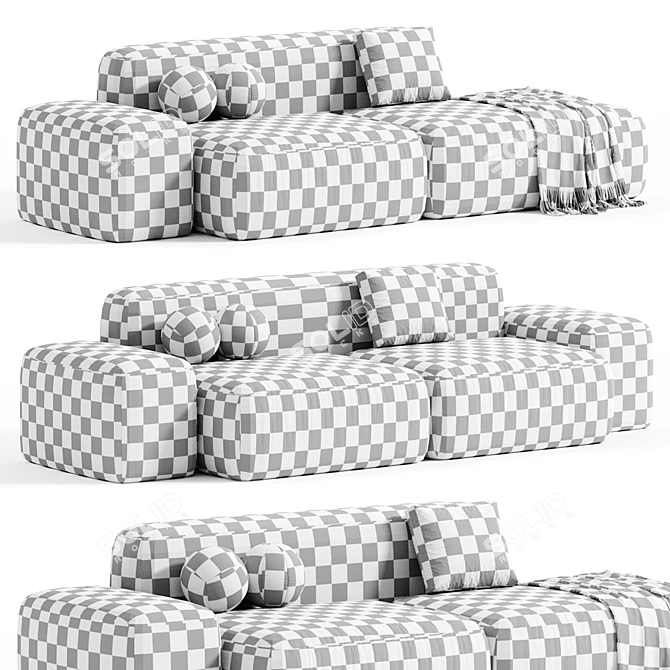 Modern Cupen Sofa 2015 Edition 3D model image 4