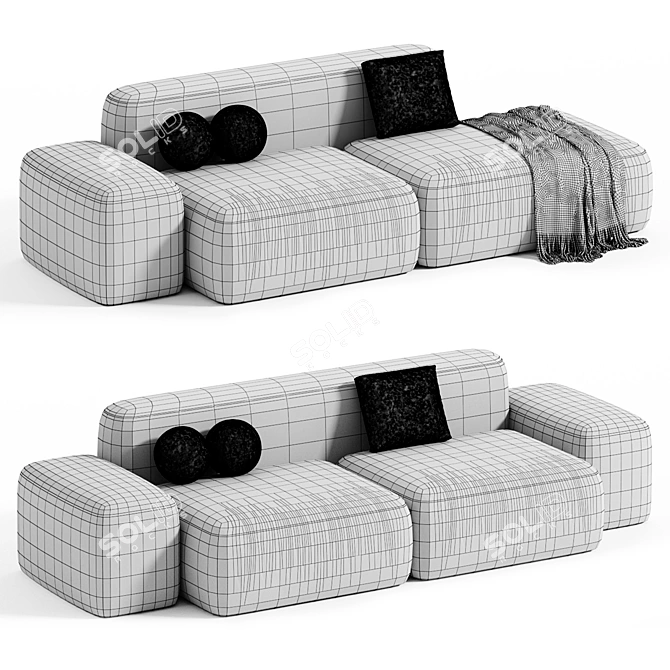 Modern Cupen Sofa 2015 Edition 3D model image 5