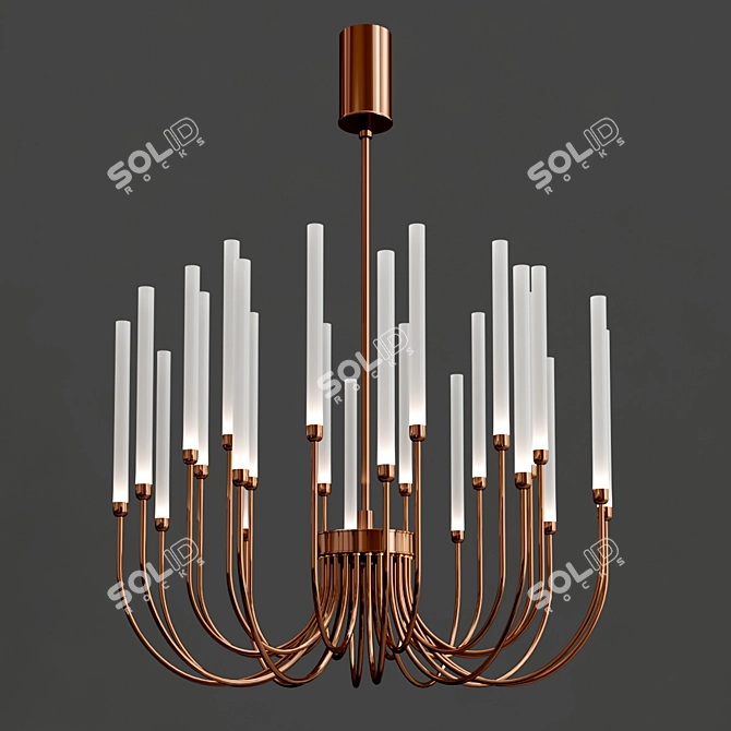 Minimalist Pendant Light Collection by Stillux 3D model image 3