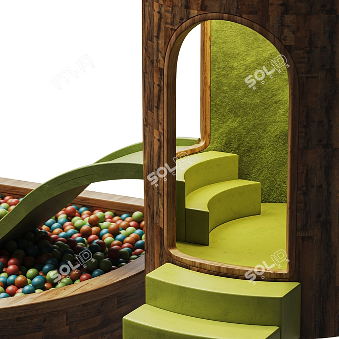 Kids Ultimate Ball Pit Playground 3D model image 5