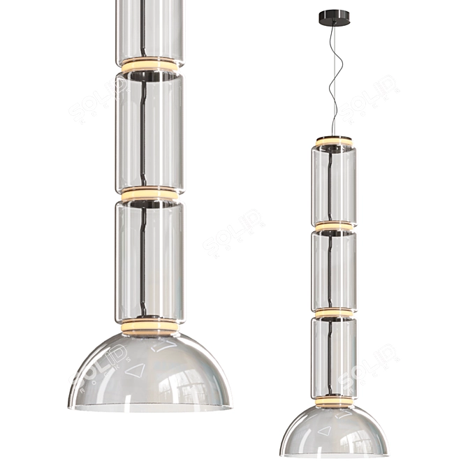 Modern Pendant Light Model 3D model image 3