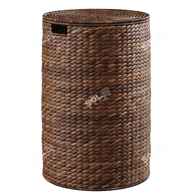 Seagrass Laundry Baskets Set 3D model image 3