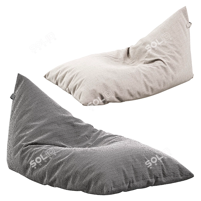 Pyramid Outdoor Bean Bag Chair 3D model image 1