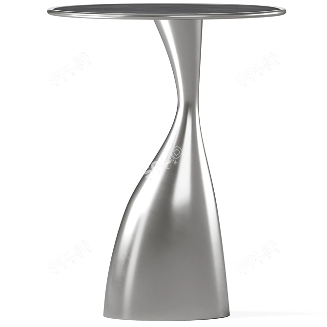 Sleek Spacey Side Table 3D model image 3