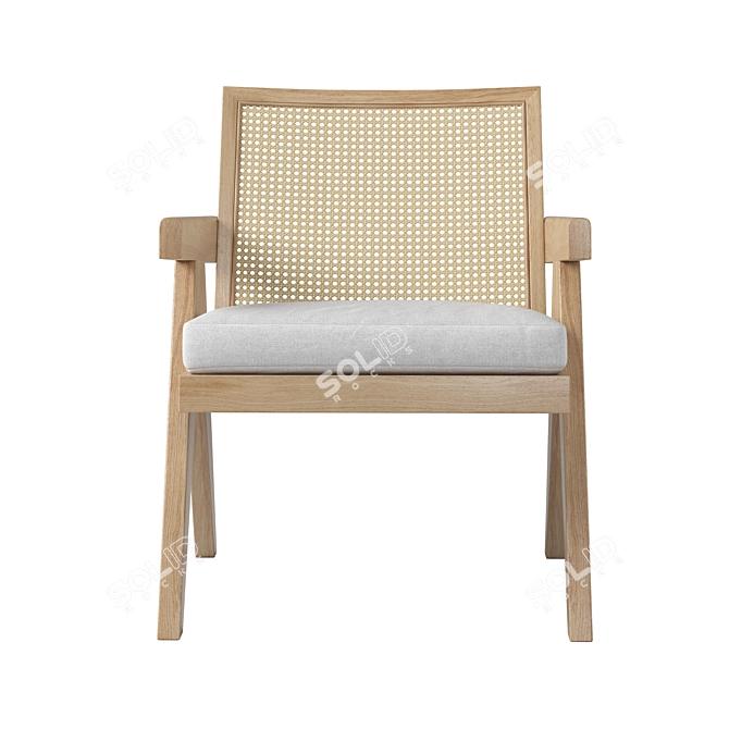 Jakob Lounge Chair, Sleek Design 3D model image 2