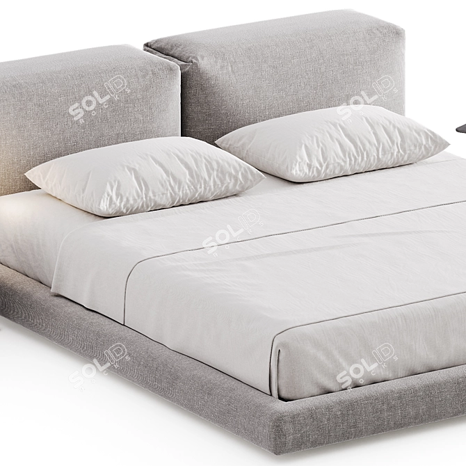Soft BOCA Bed 3Ds Max 3D model image 3
