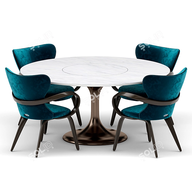 Apriori Dining Set: Rare Streaks 3D model image 1