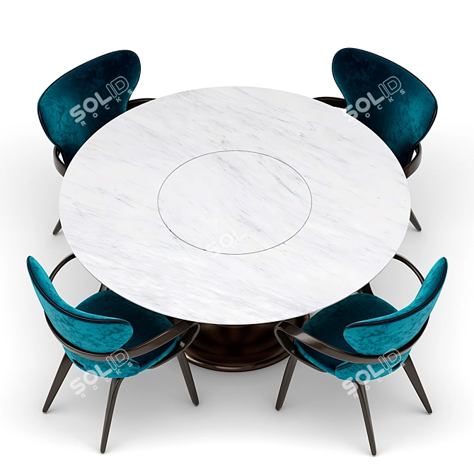 Apriori Dining Set: Rare Streaks 3D model image 2