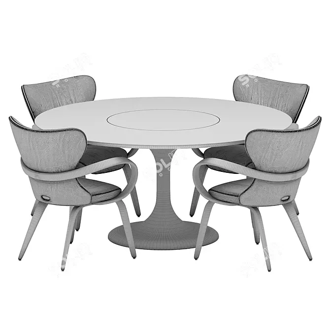 Apriori Dining Set: Rare Streaks 3D model image 5