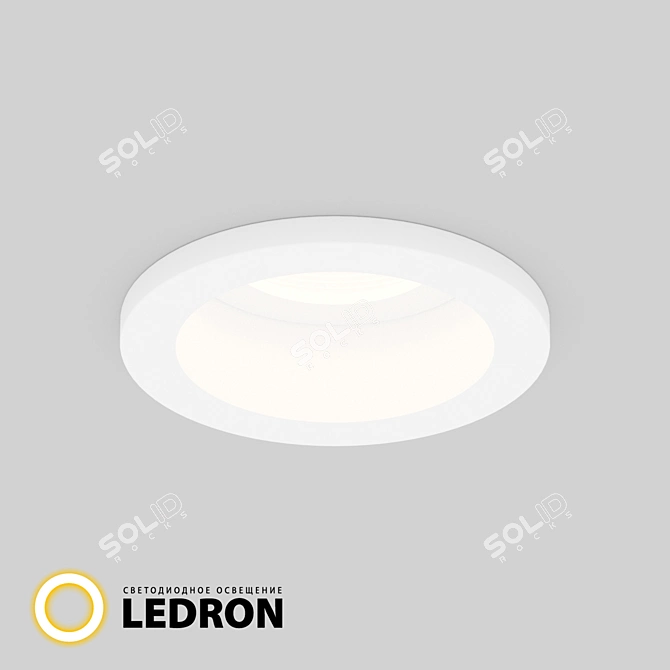 LEDron SL74213 LED Recessed Light 3D model image 1