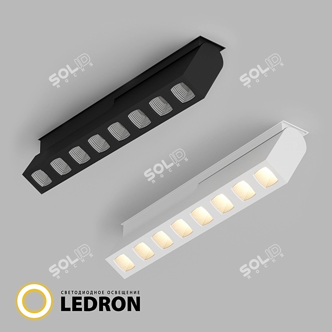 Dimmable LED Recessed Light - Strong DY-1060CS 3D model image 1