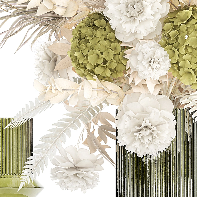 Luxury Dried Flower Arrangement 3D model image 3