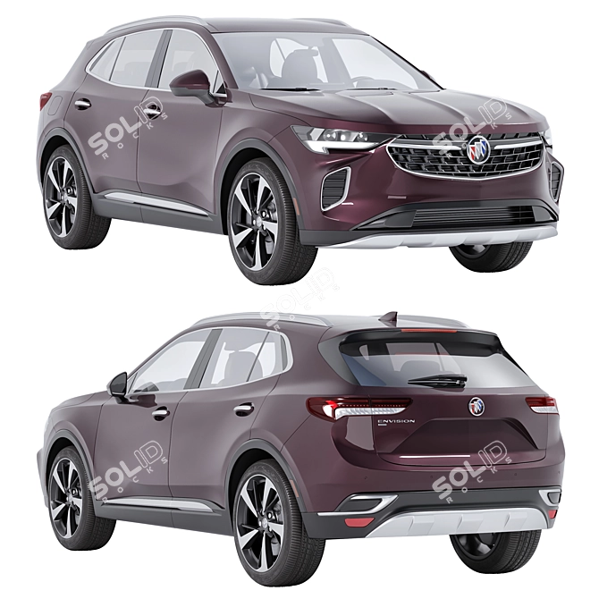  Buick Envision 3D Model Kit 3D model image 1