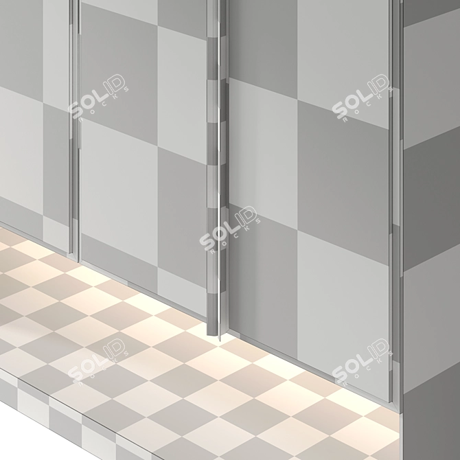 Entryway Furniture Composition with 17 Fillings 3D model image 5