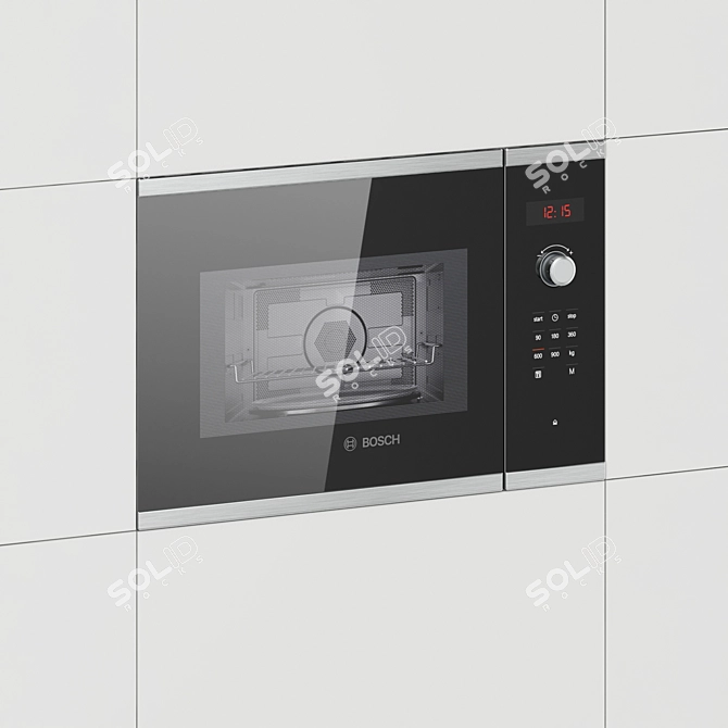 Bosch and Liebherr Kitchen Set 3D model image 4