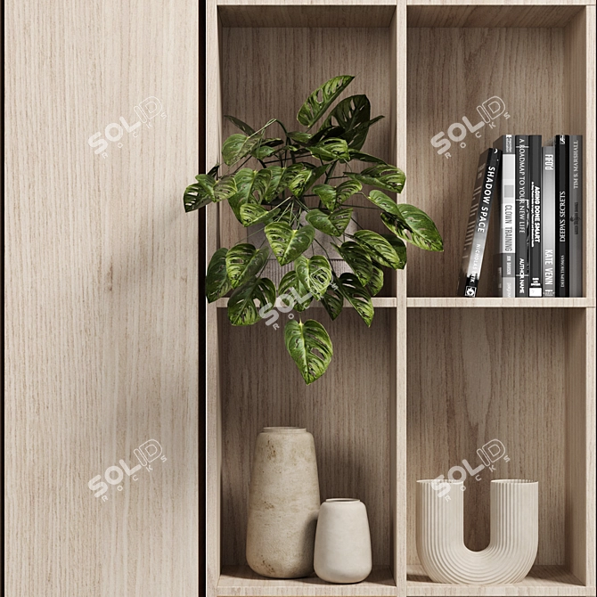  Modular Bookcase with Versatile Design 3D model image 3
