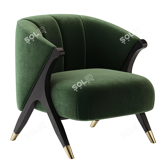 EICHHOLTZ Pavone Boucle Chair  Classic Comfort 3D model image 3