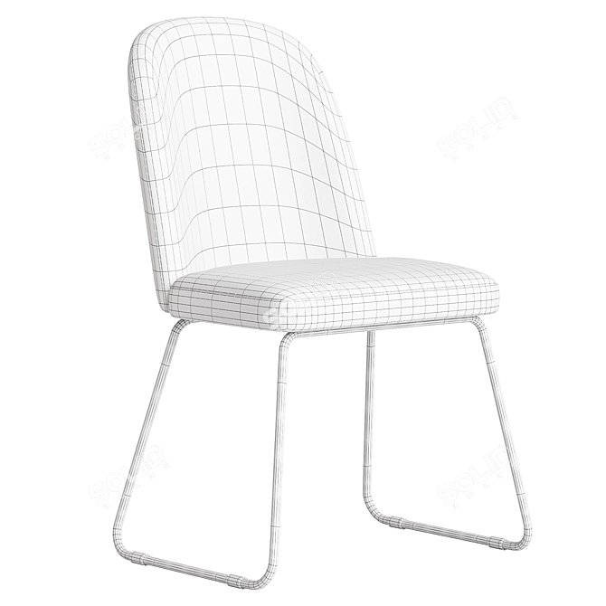 Comfortably Stylish "FADE" Chair, Konyshev 3D model image 5