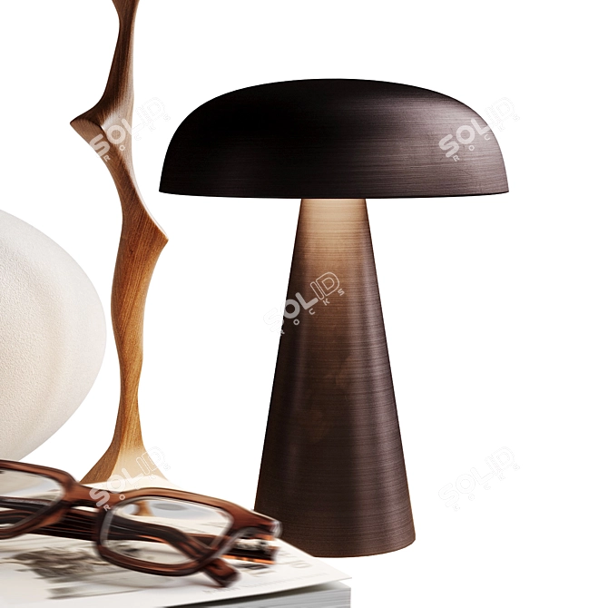 Modern Decor Set: Como Lamp & Magnuson Glasses 3D model image 4
