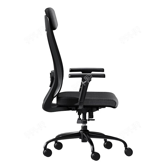 Modern Corona Office Chair, 3D 3D model image 3