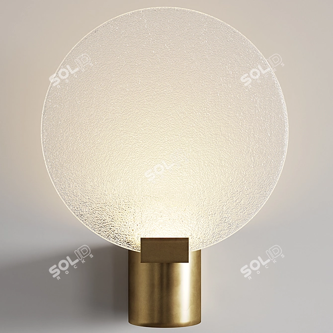 Modern Glass Wall Lamp Set 3D model image 3