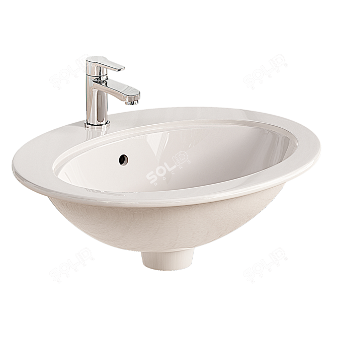 Ideal Standard EUROVIT Washbasin E874901 3D model image 1
