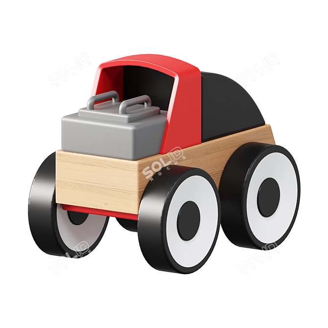  LILLABO Mixed Colour Toy Car 3D model image 4