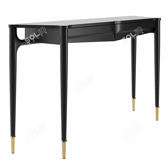 Title: Elegant Kylie Console Stand 3D model image 1