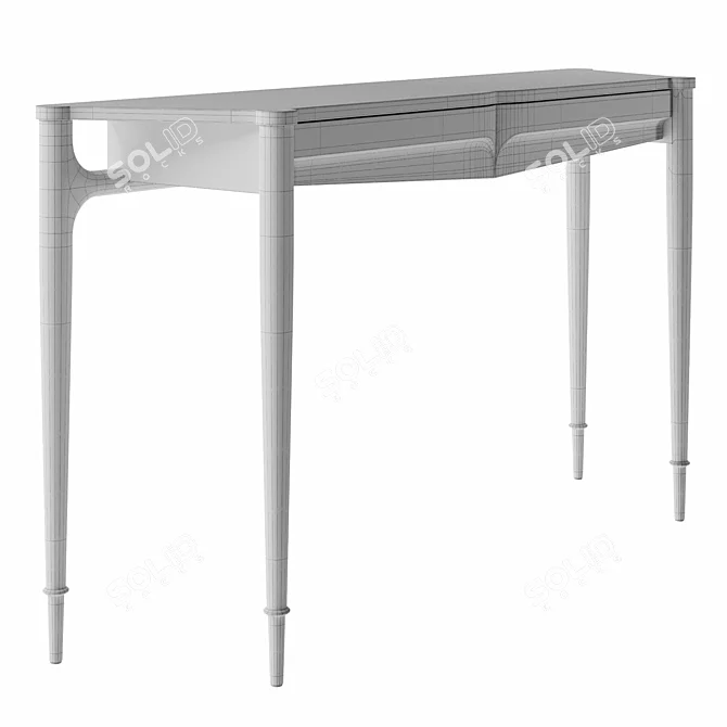 Title: Elegant Kylie Console Stand 3D model image 3