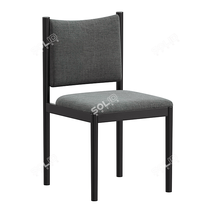 Modern Rowan Dining Chair WestElm 3D model image 1