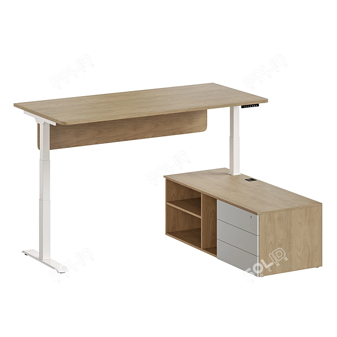 Contemporary SKID Table by SOLO 3D model image 5